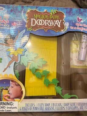 Magical Fairy Doorway Yellow Play Door by Magical Fairy